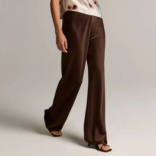 Women's drapey wide leg trousers